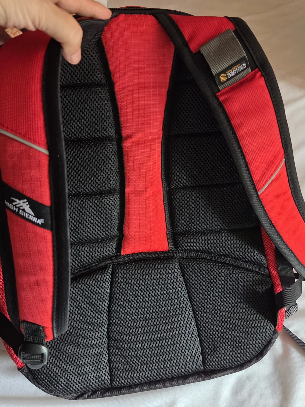 NWT*High Sierra Red Swerve Laptop Backpack - MSRP $55